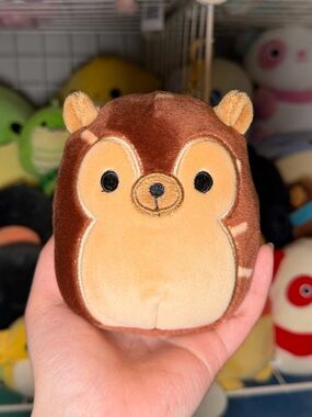 Squishmallows Squishmallow Hans the Brown Hedgehog 4" Stuffed Plush